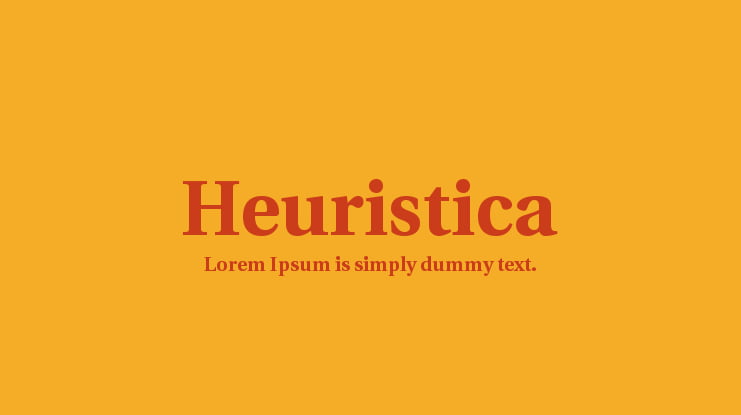 Heuristica Font Family