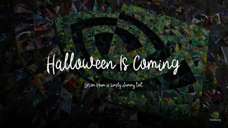 Halloween Is Coming Font