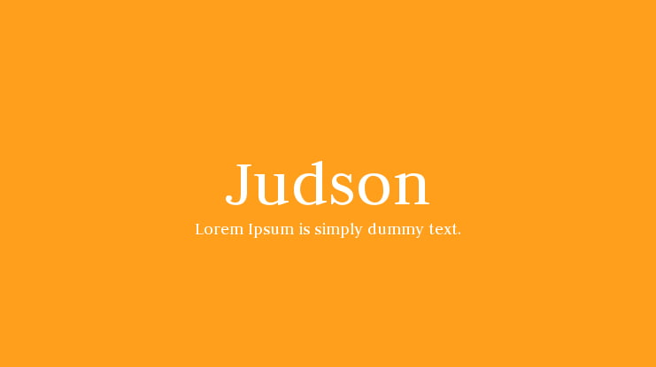 Judson Font Family