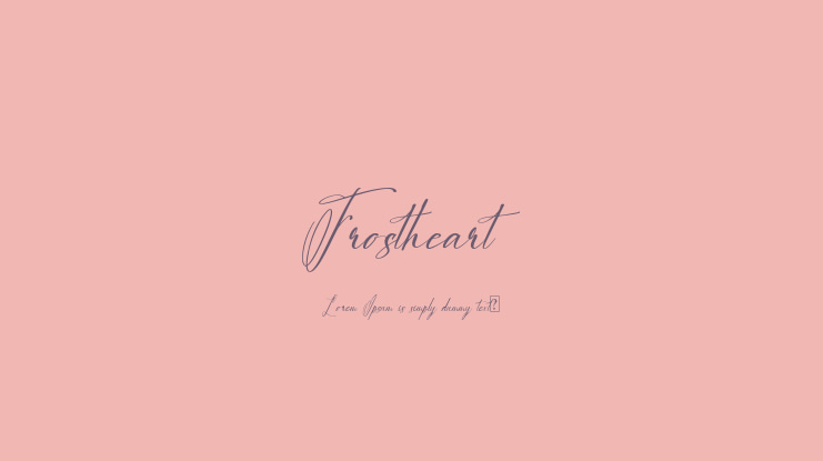 Frostheart Font