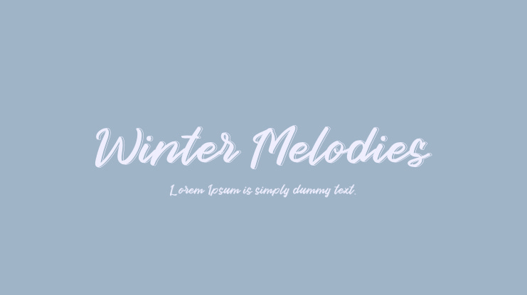 Winter Melodies Font