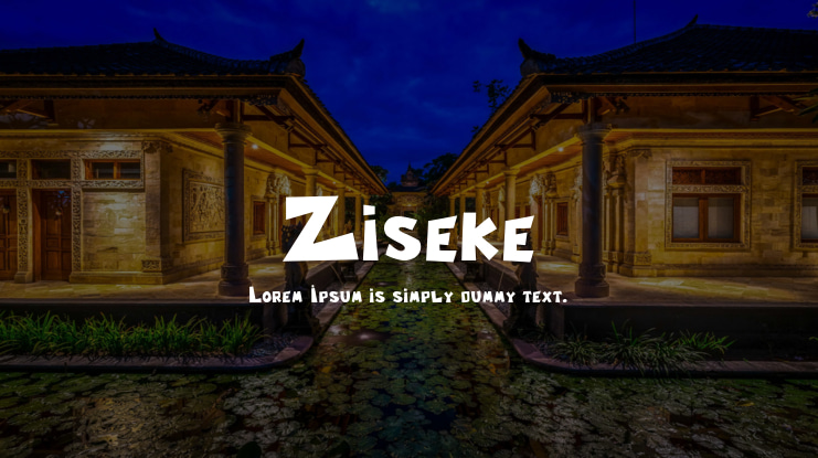 Ziseke Font