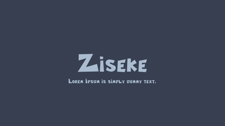 Ziseke Font