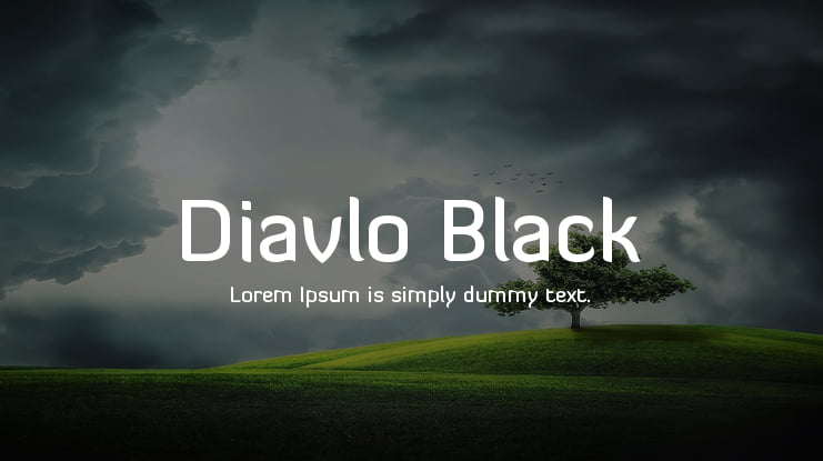 Diavlo Black Font Family