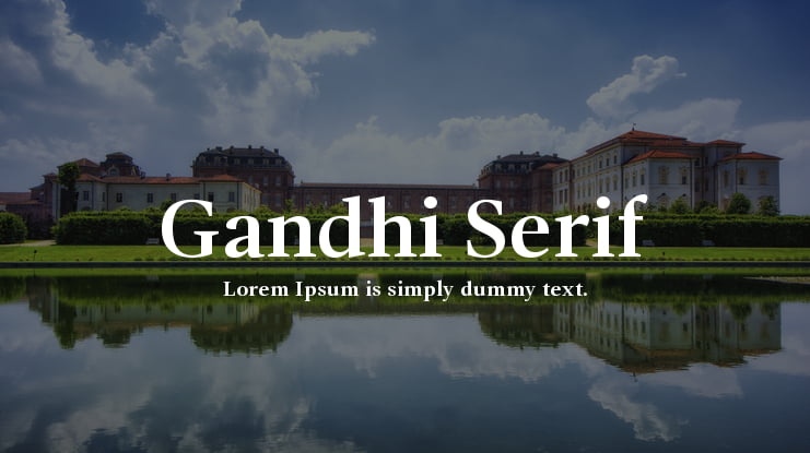 Gandhi Serif Font Family
