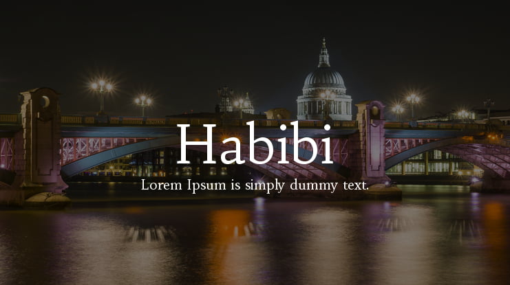 Habibi Font
