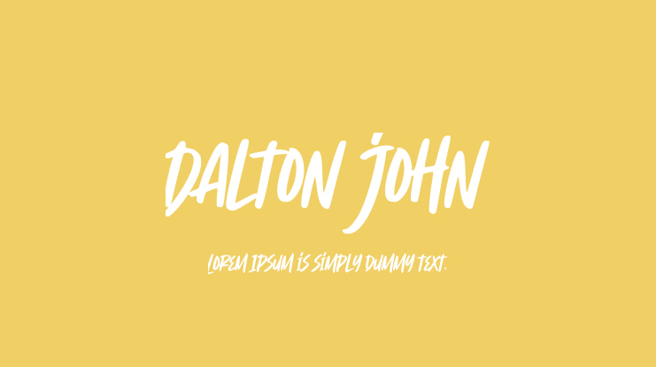 Dalton John Font