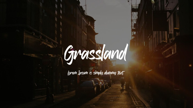 Grassland Font