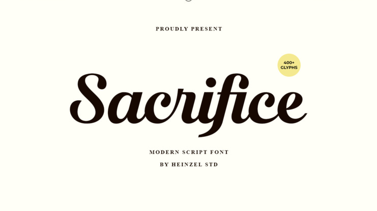 Sacrifice Font