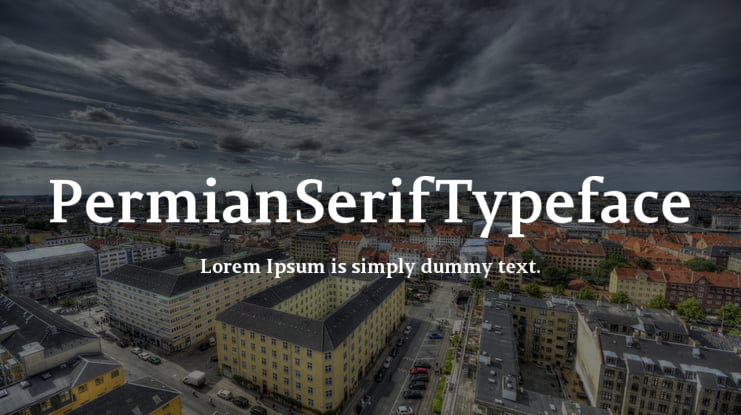 PermianSerifTypeface Font Family