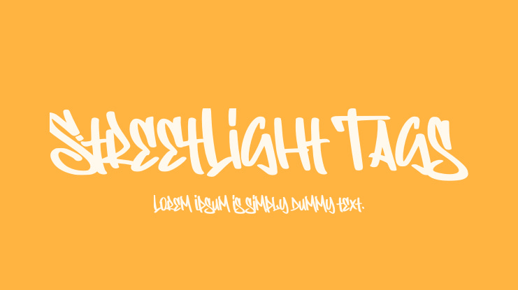 StreetLight Tags Font