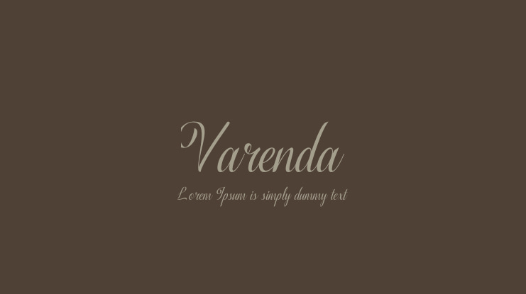 Varenda Font