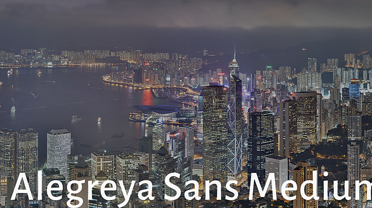 Alegreya Sans Medium Font Family