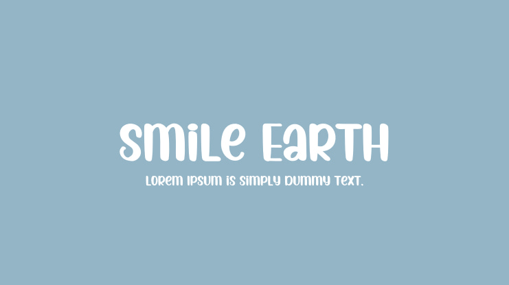 Smile Earth Font