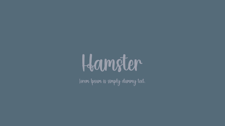 Hamster Font