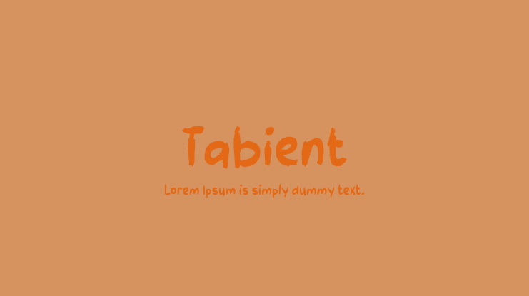 Tabient Font
