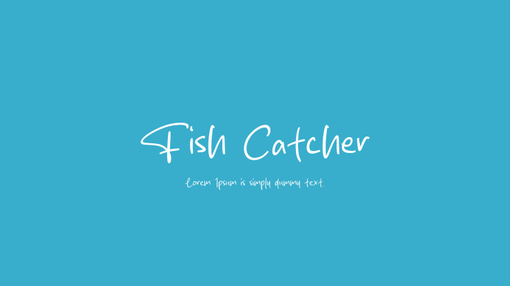 Fish Catcher Font