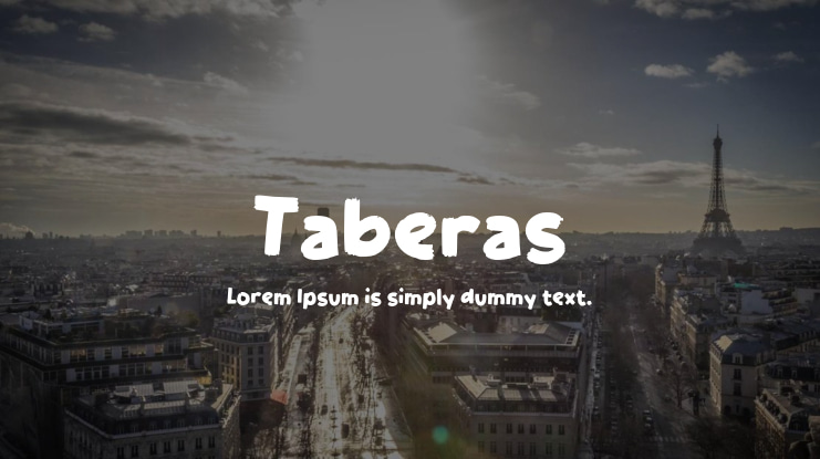 Taberas Font