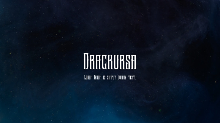 Drackursa Font