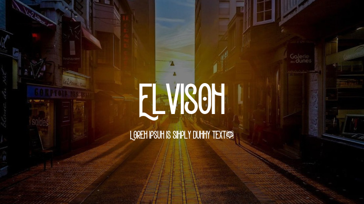 Elvison Font