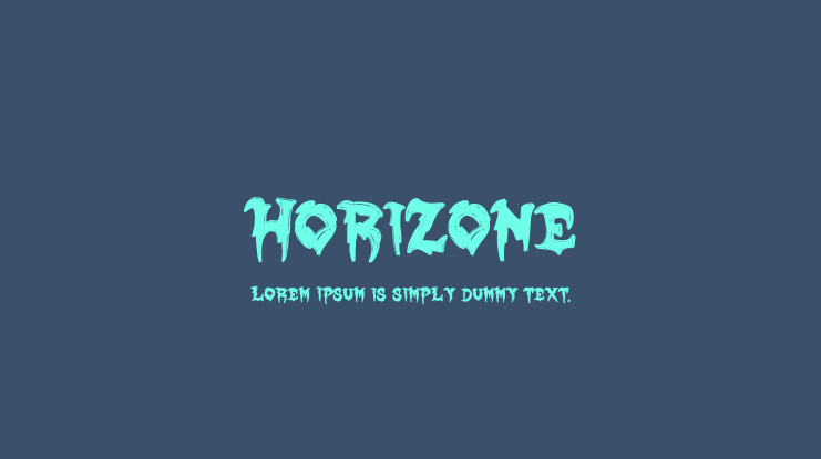 Horizone Font