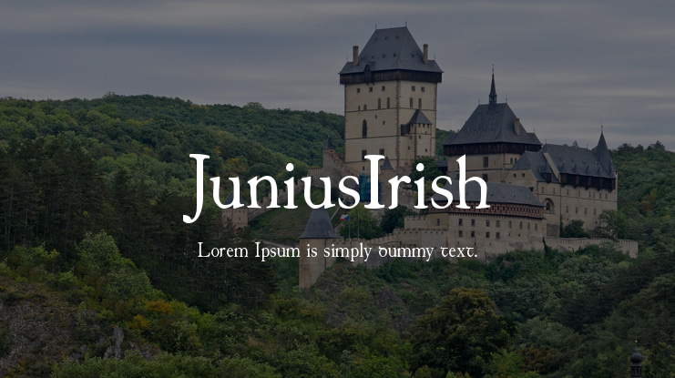 JuniusIrish Font