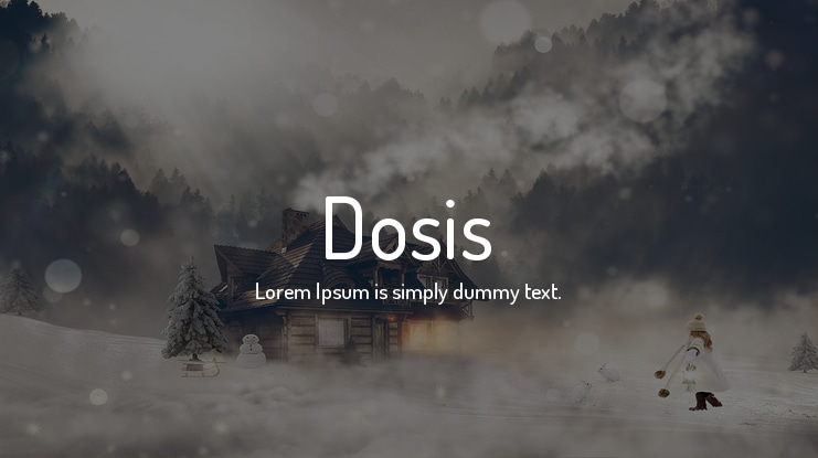 Dosis Font Family