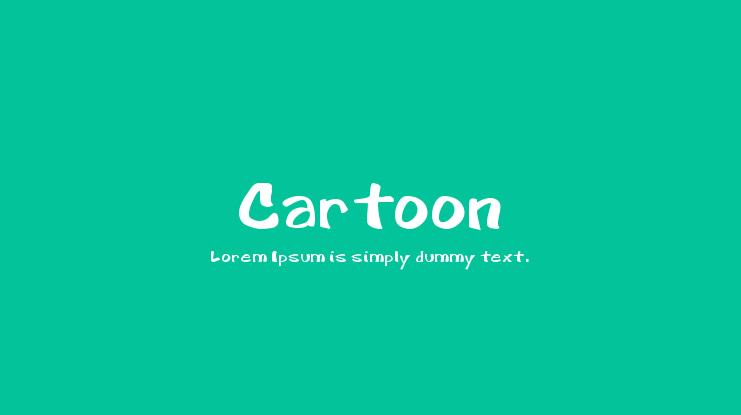 Cartoon Font