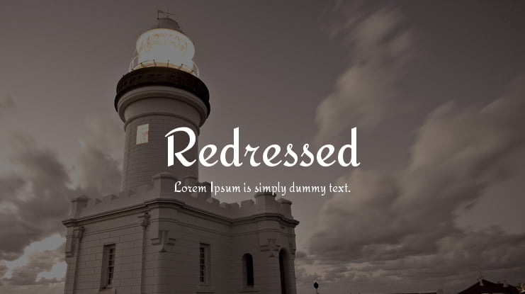 Redressed Font Family