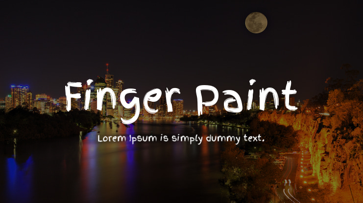 Finger Paint Font Family