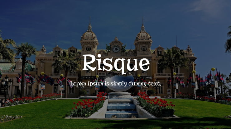Risque Font Family