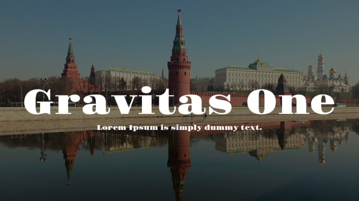 Gravitas One Font