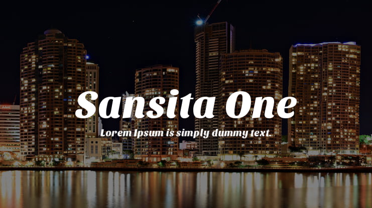 Sansita One Font