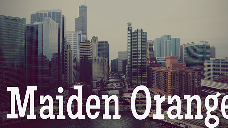 Maiden Orange Font Family