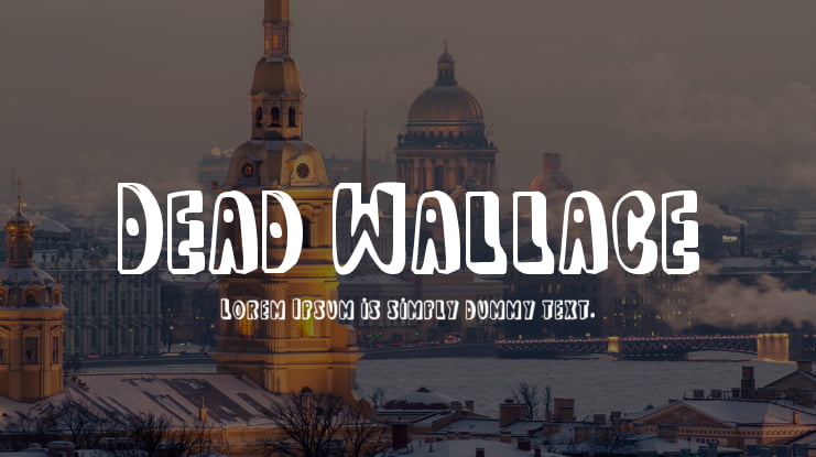 Dead Wallace Font Family