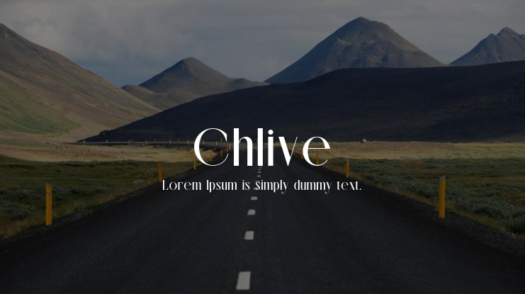 Chlive Font