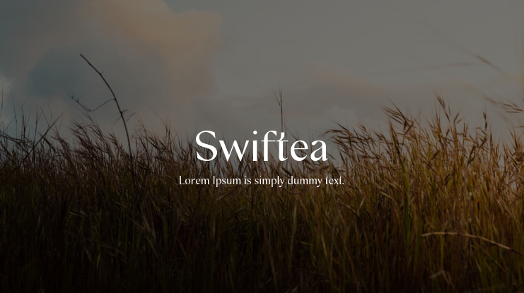 Swiftea Font Family