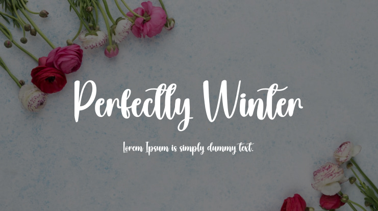 Perfectly Winter Font
