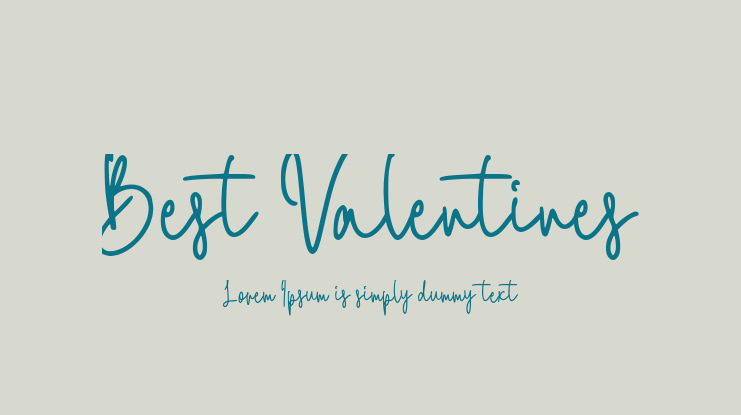 Best Valentines Font