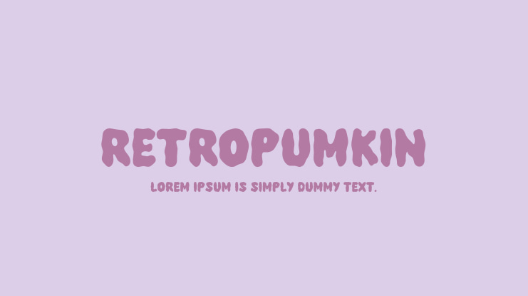 RetroPumkin Font
