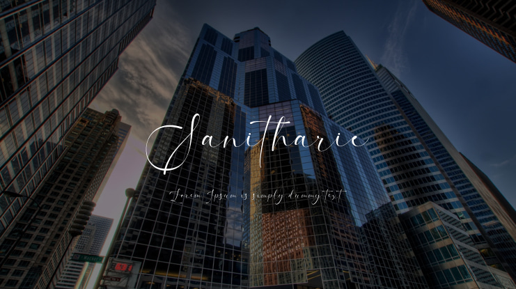 Sanitharie Font