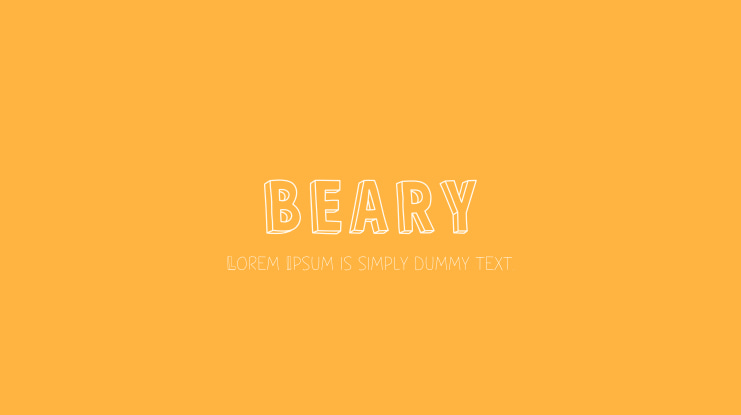 BEARY Font