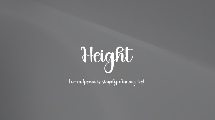 Height Font