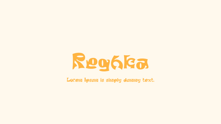 Reghka Font