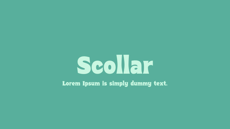 Scollar Font