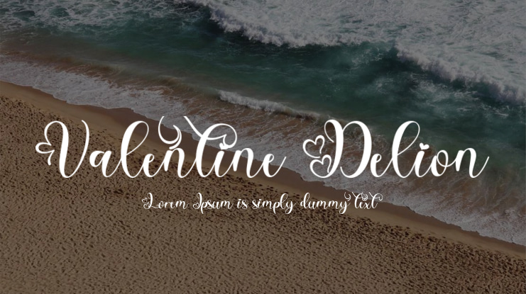Valentine Delion Font Family