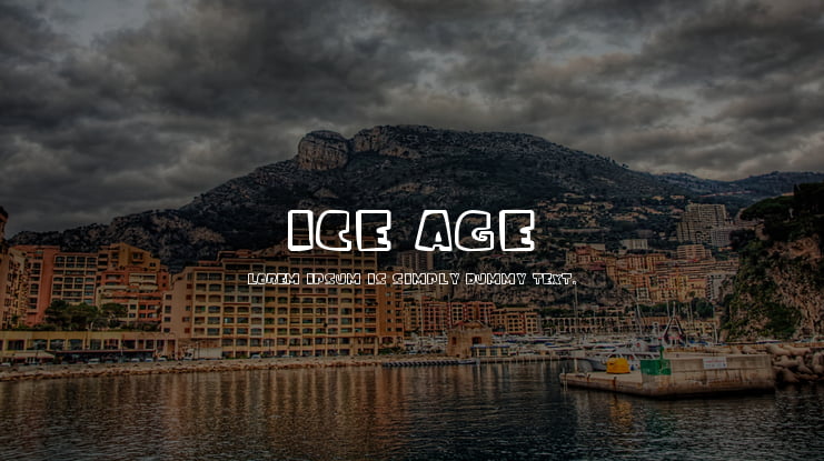 Ice Age Font