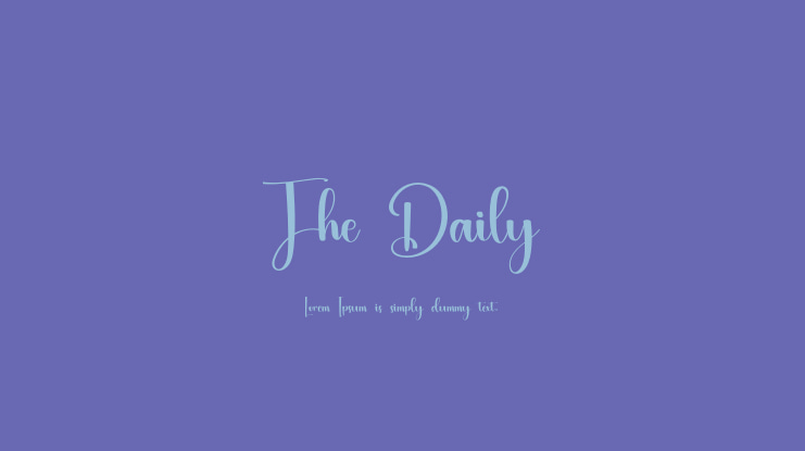 The Daily Font
