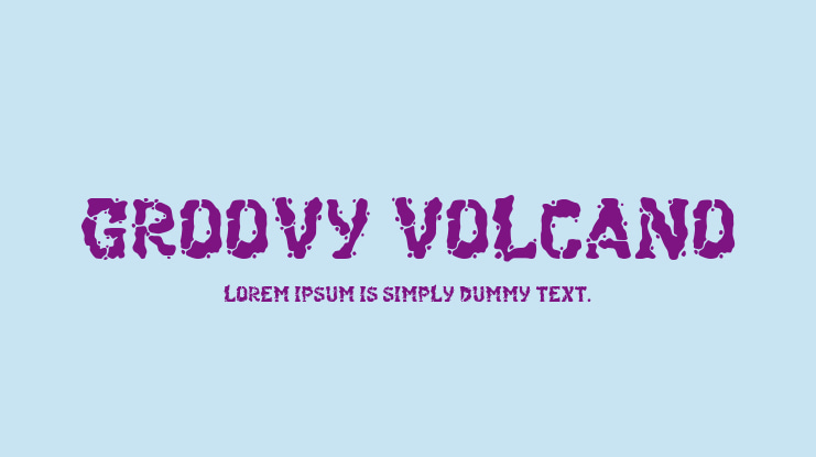 Groovy Volcano Font