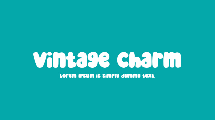 Vintage Charm Font